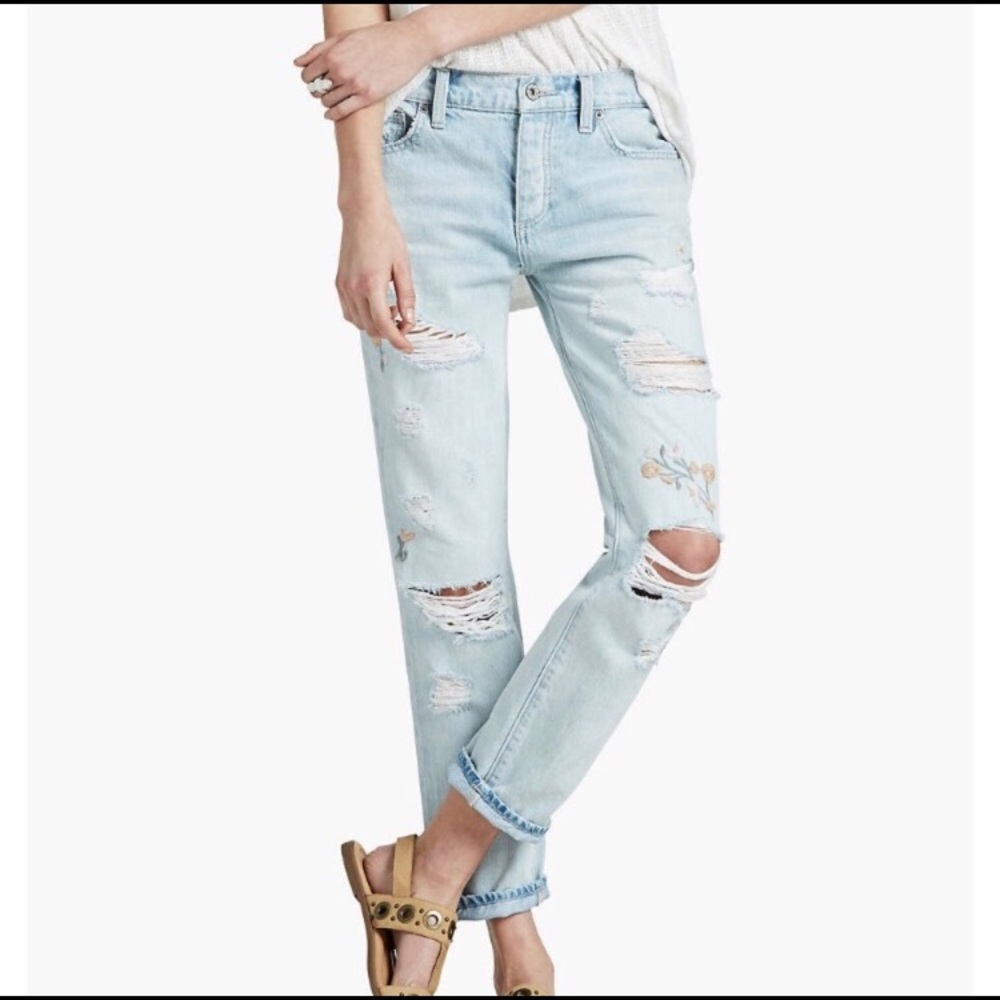 Lucky Brand Sienna Slim Boyfriend Jean